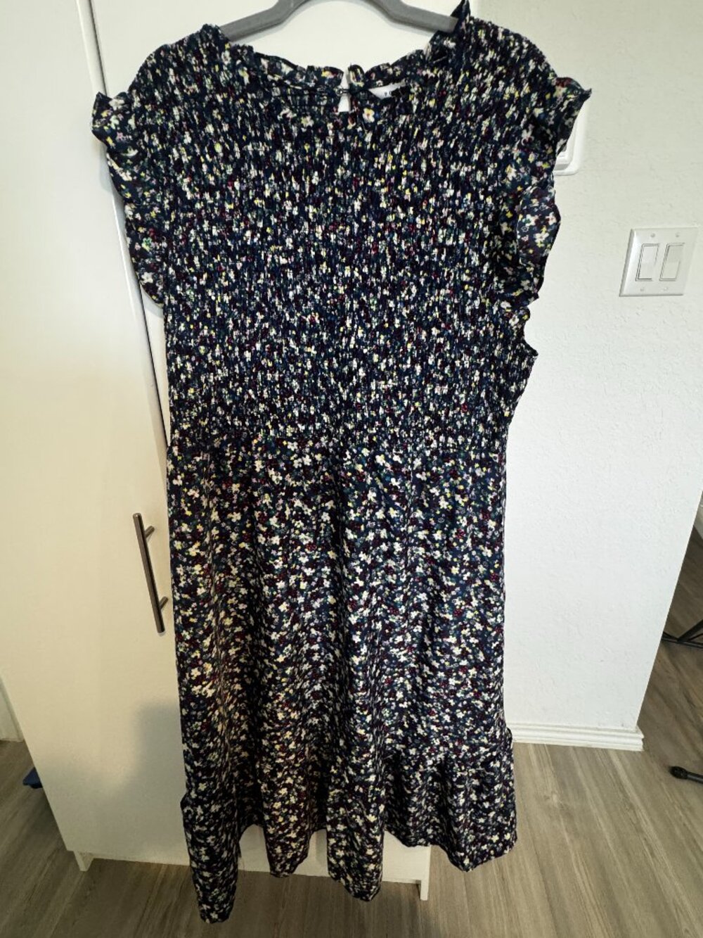 Women's Plus Midi Floral Dress 2x NWT